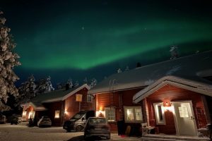 Cabaña auroras miniatura
